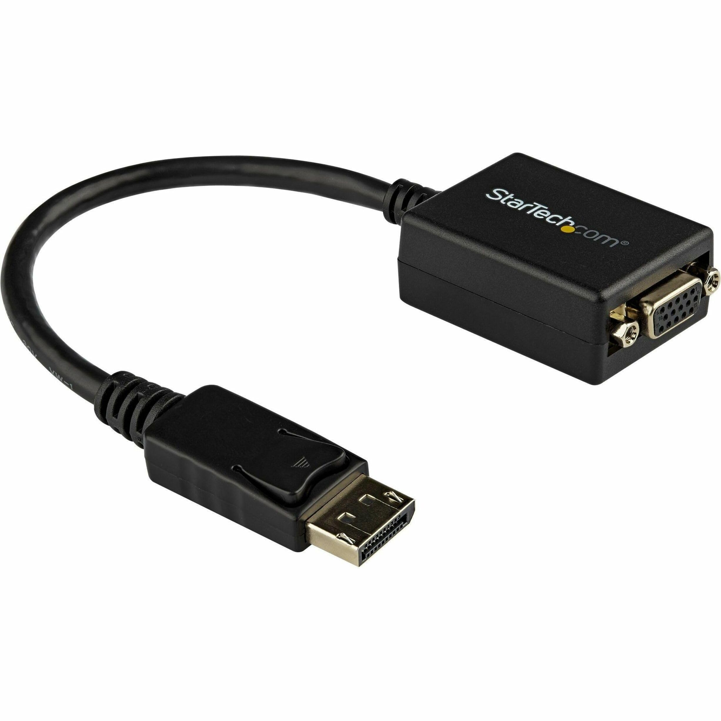 StarTech.com DisplayPort to VGA Adapter - Active DP to VGA Converter