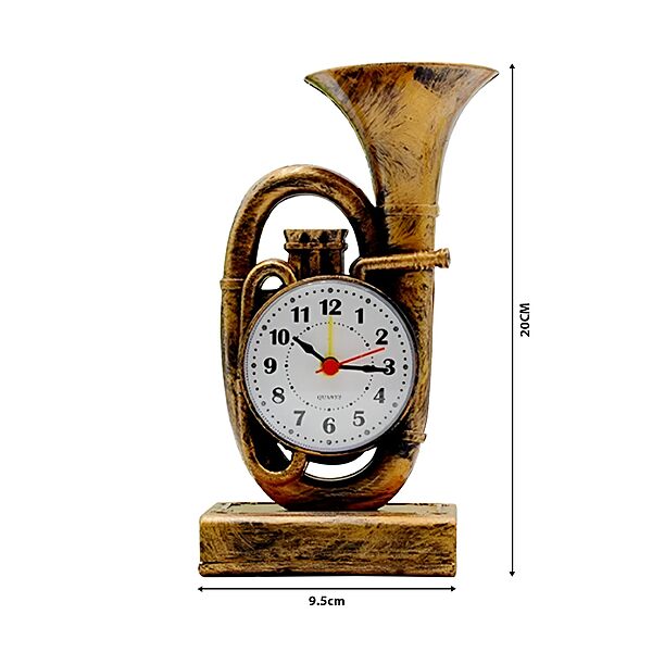 TUBA MODEL DECORATIVE ALARM CLOCK