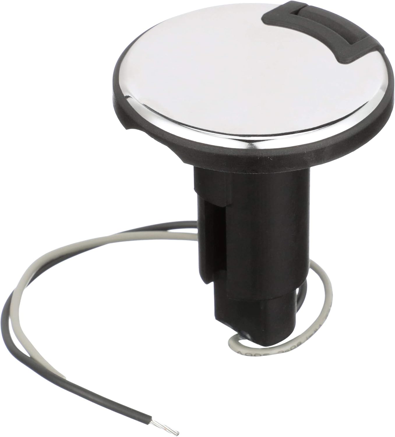 Attwood 910R2PSB-7 LightArmor™ 910R Series Round Plug-in Light Base — for All-Around Pole Light, 2-Pin