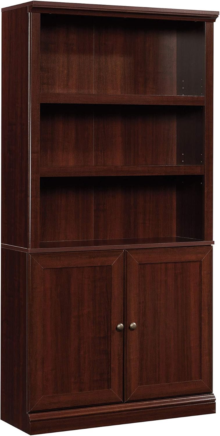 Sauder Select 70inH 5-Shelf Bookcase With Doors