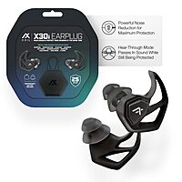 AXIL X30i Noise Reduction Ear Plugs - Hear-Through Mode, 25dB