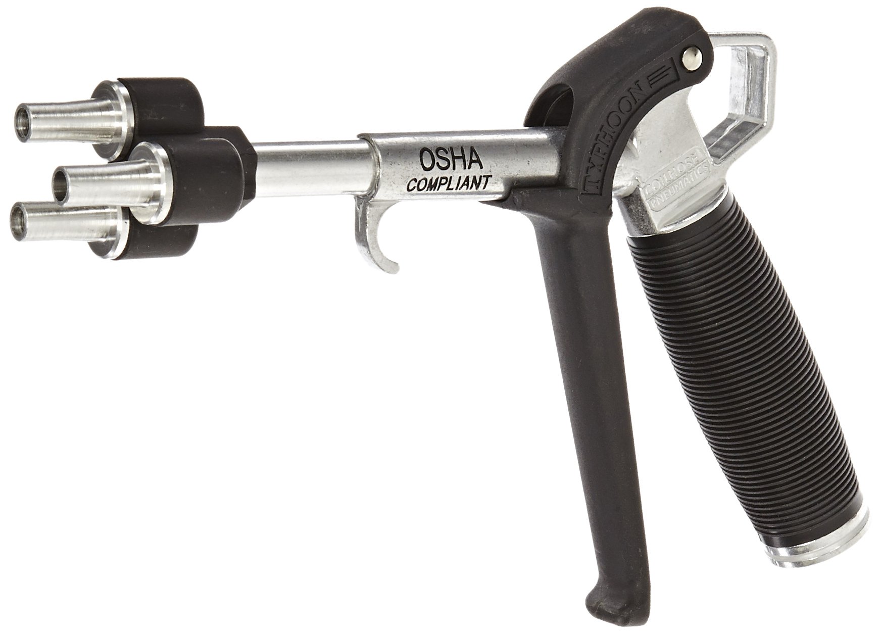 Coilhose Pneumatics TYP-3800MJ Typhoon High Volume Blow Gun, 3/8-Inch NPT with Multi Jet Tip