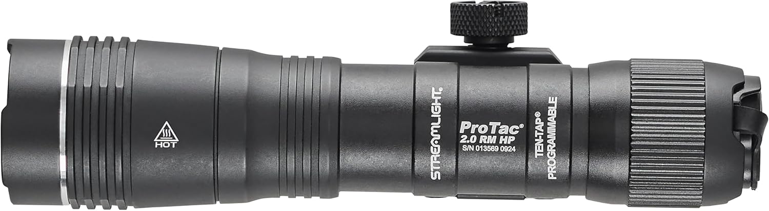 Streamlight 89014 ProTac 2.0 Rail Mount HP 2000-Lumen 85,000-Candela USB Rechargeable Tactical Flashlight with MLOK Mount