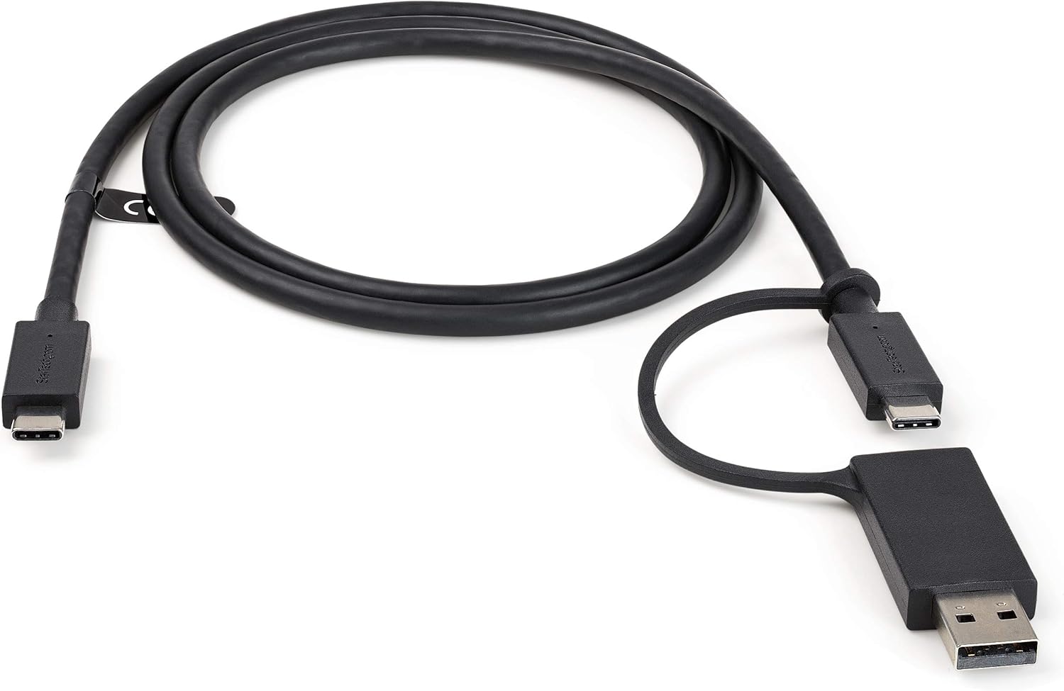 StarTech.com 3ft/1m USB-C Cable with USB-A Adapter Dongle, USB-C to C (10Gbps/PD), USB-A to C (5Gbps)