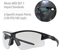 Howard Leight by Honeywell Uvex Acadia Shooting Glasses