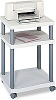 SAFCO Wave Under-Desk Printer Stand & Rolling Cart