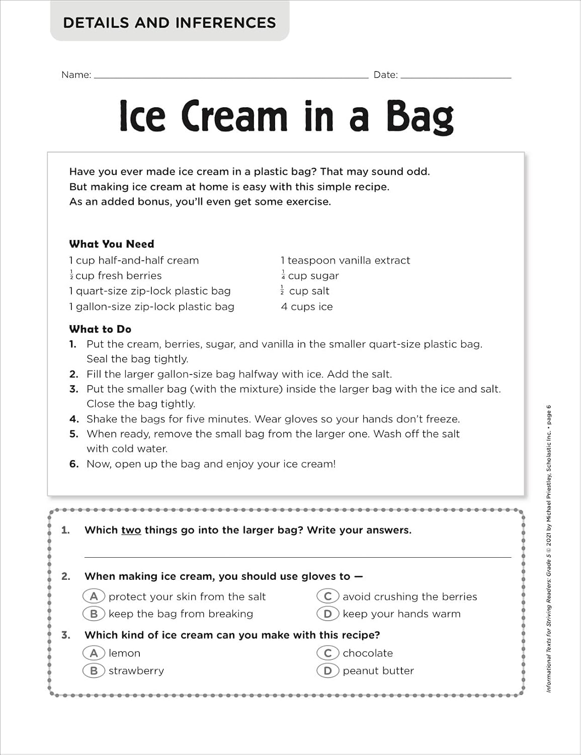 Scholastic Informational Texts for Striving Readers: Grade 5 (Indian Head)