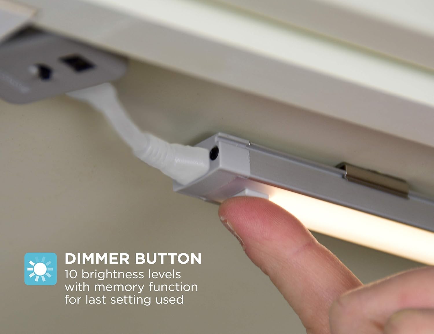 BLACK+DECKER PUREOPTICS LED Under-Cabinet Dimmable Linkable Lighting Kit