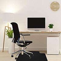MIND READER Office Chair Mat for Hardwood Floors Under Desk Floor Protector PVC