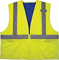 ERGODYNE Chill-Its 6668 Hi-Vis Safety Cooling Vest - Type R Class 2