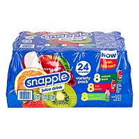 Snapple All Natural Juice Drink, 20 Oz Bottle, Pack Of 24 Bottles