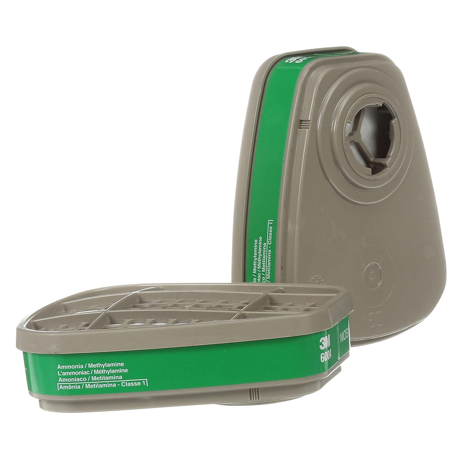 3M Ammonia Methylamine Respiratory Protection Cartridge 6004, 1 Pair, Bayonet Connection, Organic Vapor