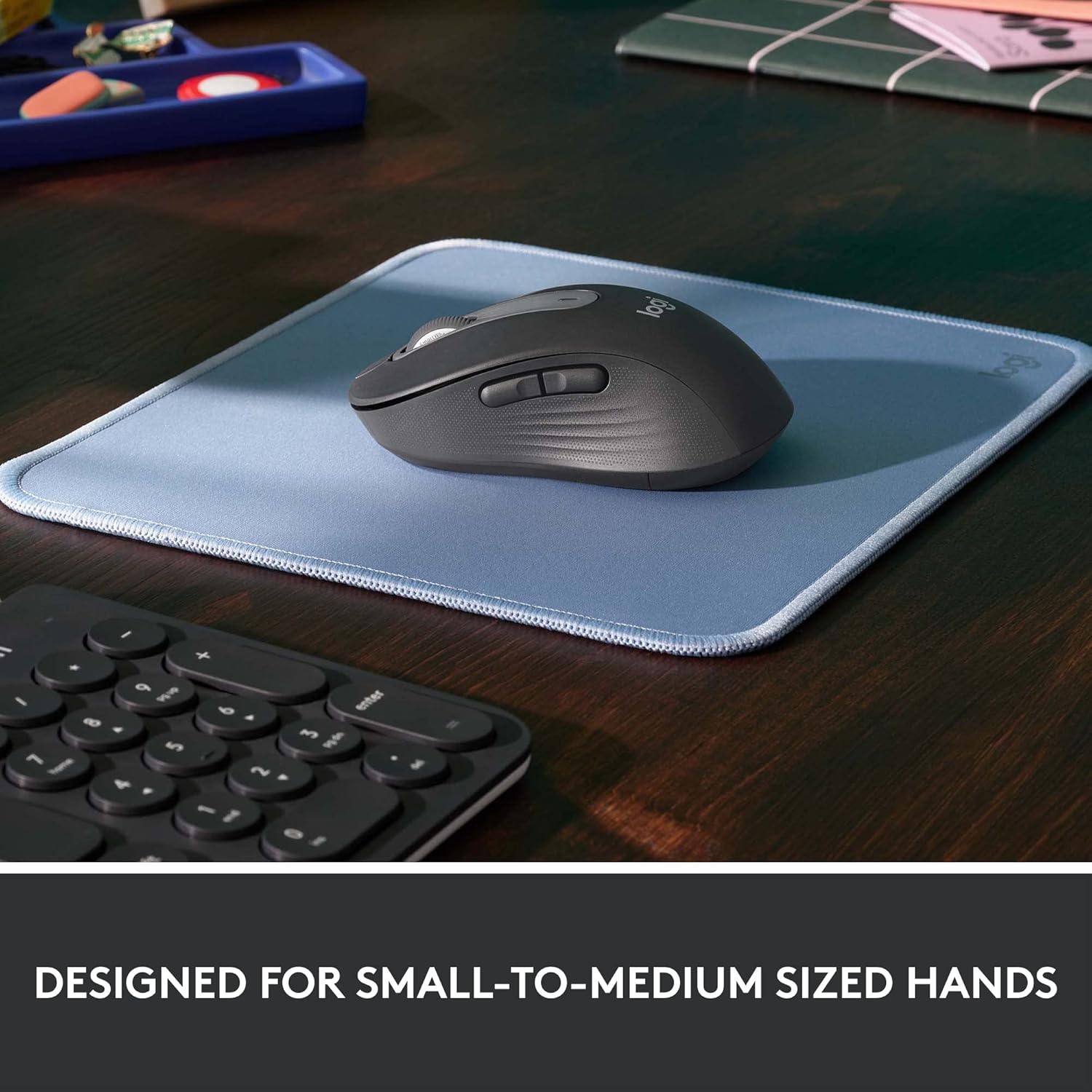 Logitech Signature M650 for Business Wireless Mouse, for Small to Medium Sized Hands, Logi Bolt, Bluetooth