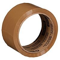 3M Scotch Box Sealing Tape 371 Tan, 48 mm x 50 m (Case of 36)