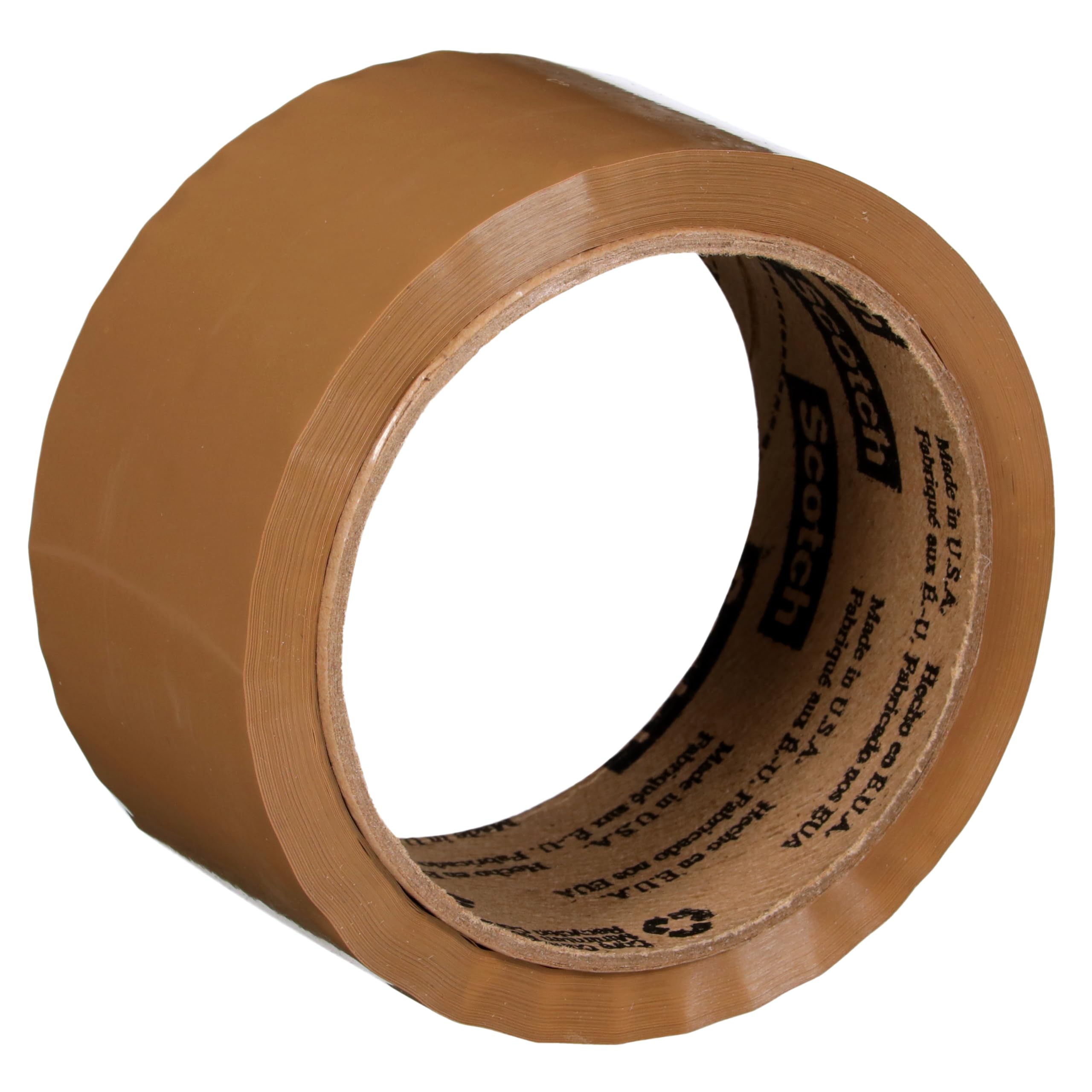 3M Scotch Box Sealing Tape 371 Tan, 48 mm x 50 m (Case of 36)