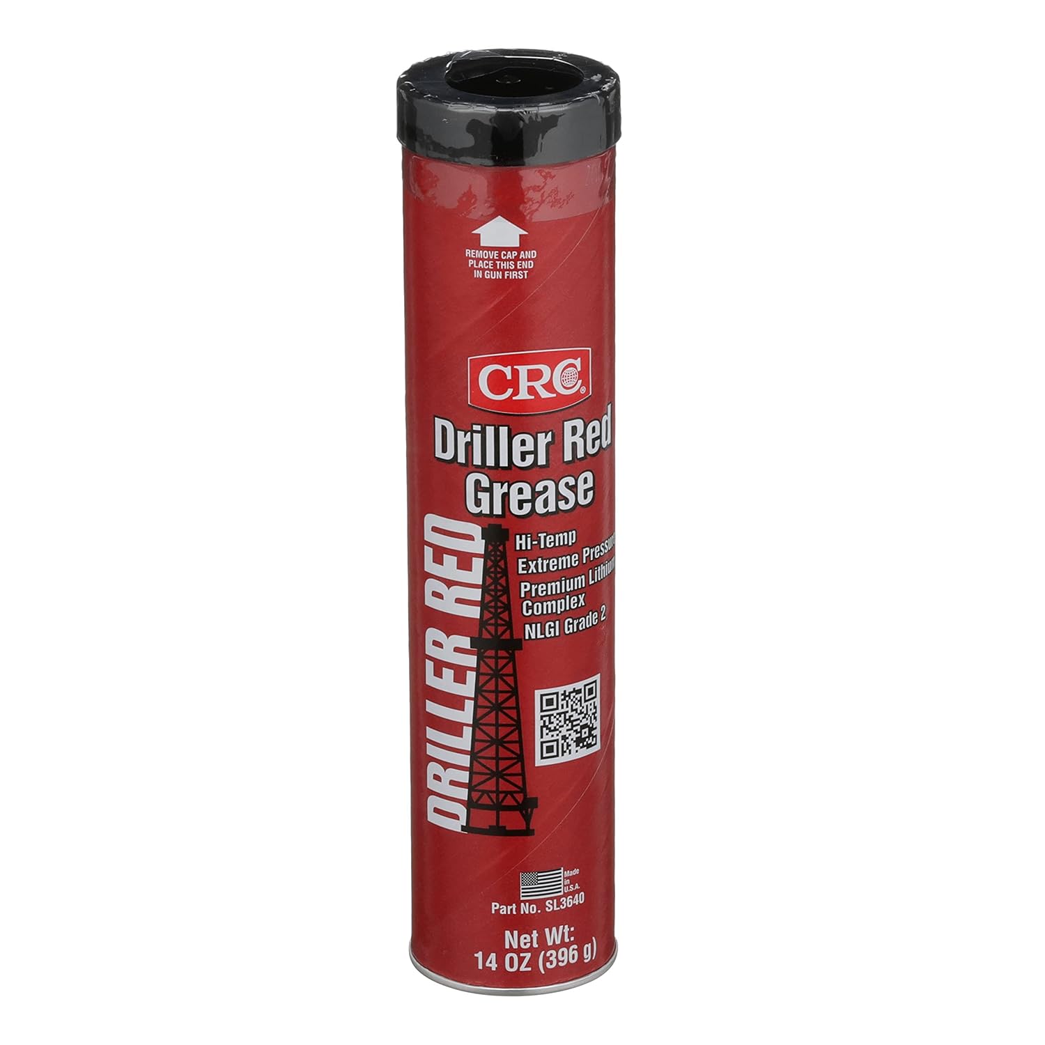 Driller Red Grease Ext Pressure, 14 oz Cartridge - Lithium Complex