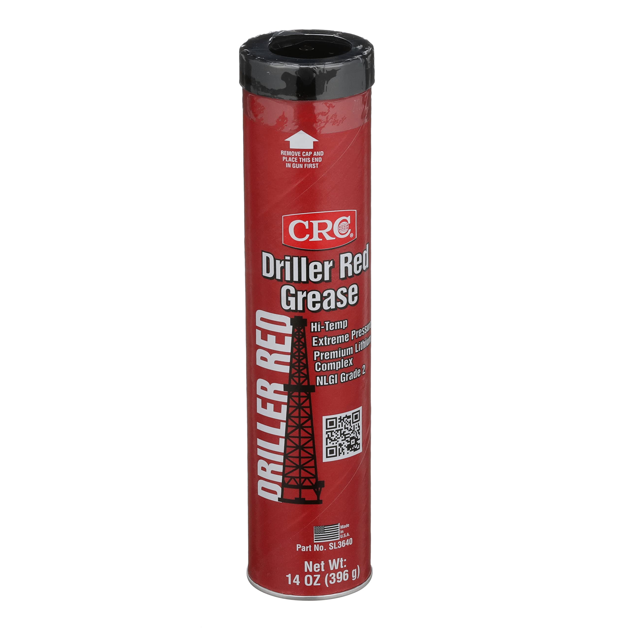 Driller Red Grease Ext Pressure, 14 oz Cartridge - Lithium Complex