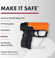 SABRE Aim and Fire Pepper Gel with Trigger and Grip Deployment System