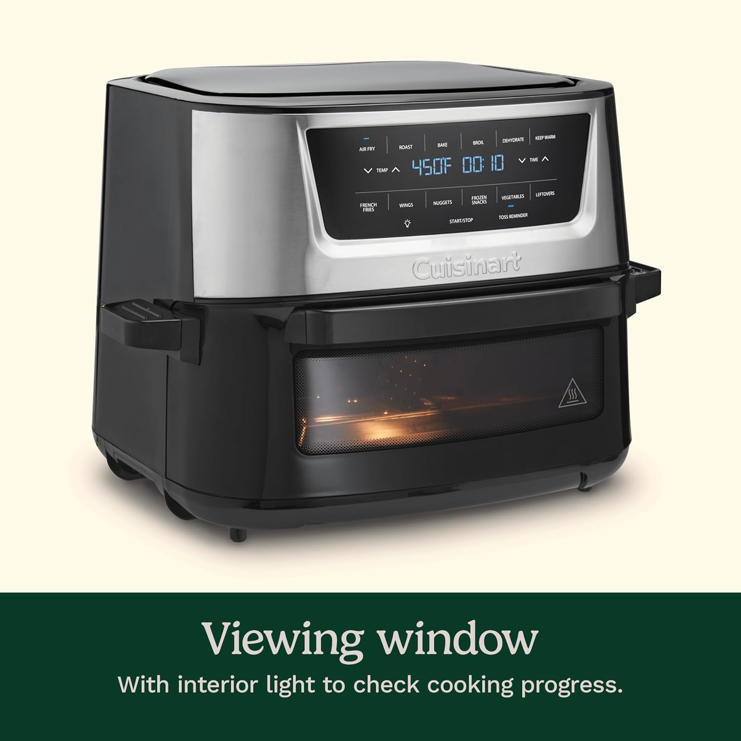 Cuisinart Air Fryer Basket with Window and Presets