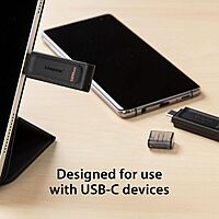 Kingston DataTraveler 70 64GB Portable and Lightweight USB-C flashdrive with USB 3.2 Gen 1 speeds DT70/64GB