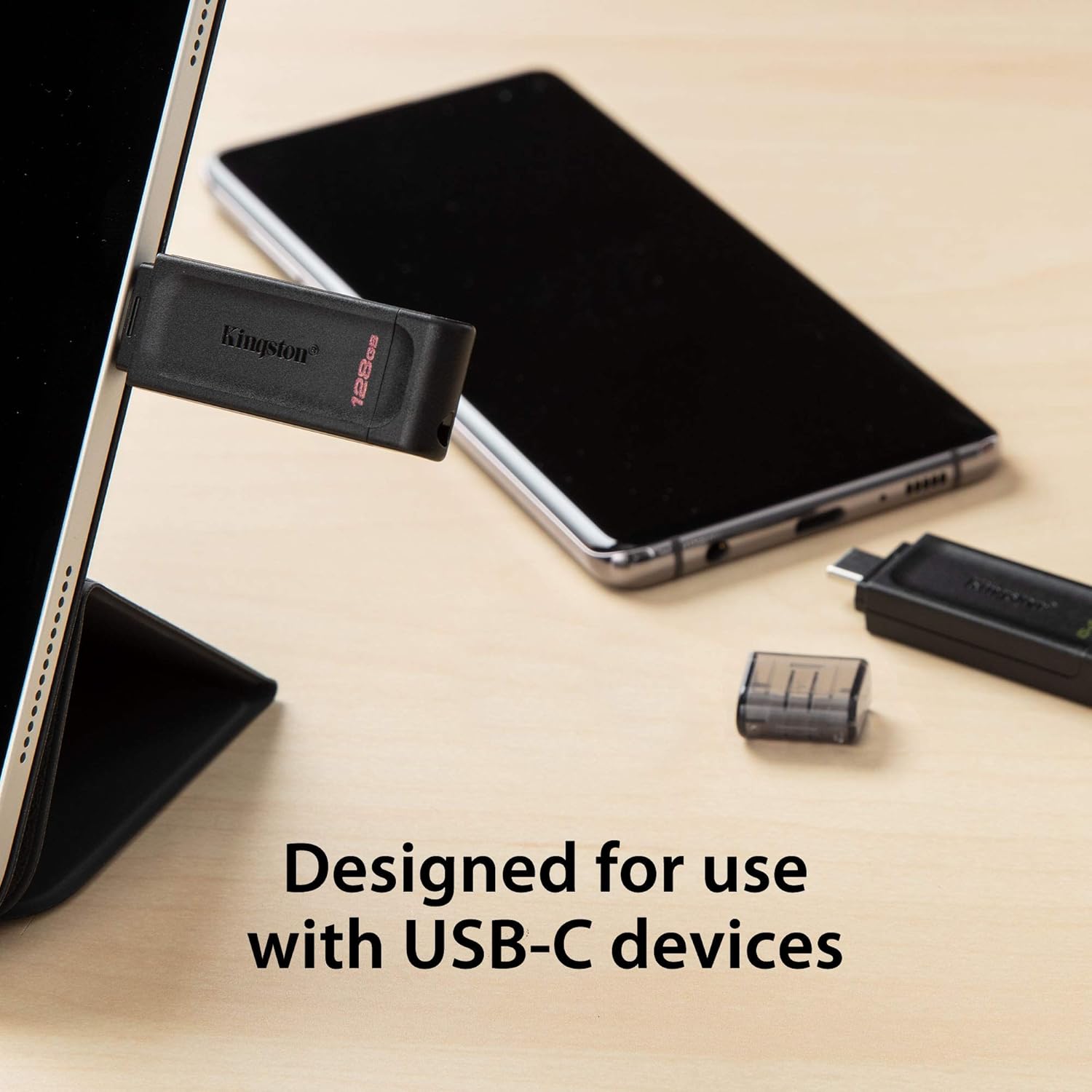 Kingston DataTraveler 70 64GB Portable and Lightweight USB-C flashdrive with USB 3.2 Gen 1 speeds DT70/64GB