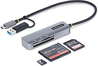 StarTech.com USB 3.0 Multi-Media Memory Card Reader, SD/microSD/CompactFlash