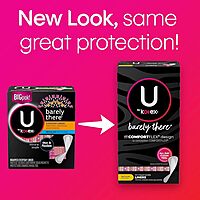 U by Kotex Barely There Thin Lines - 50 ct, Pack of 3