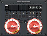 Blue Sea Systems 8693 Triple Battery Bank Management Panel for Twin Engine Configurations