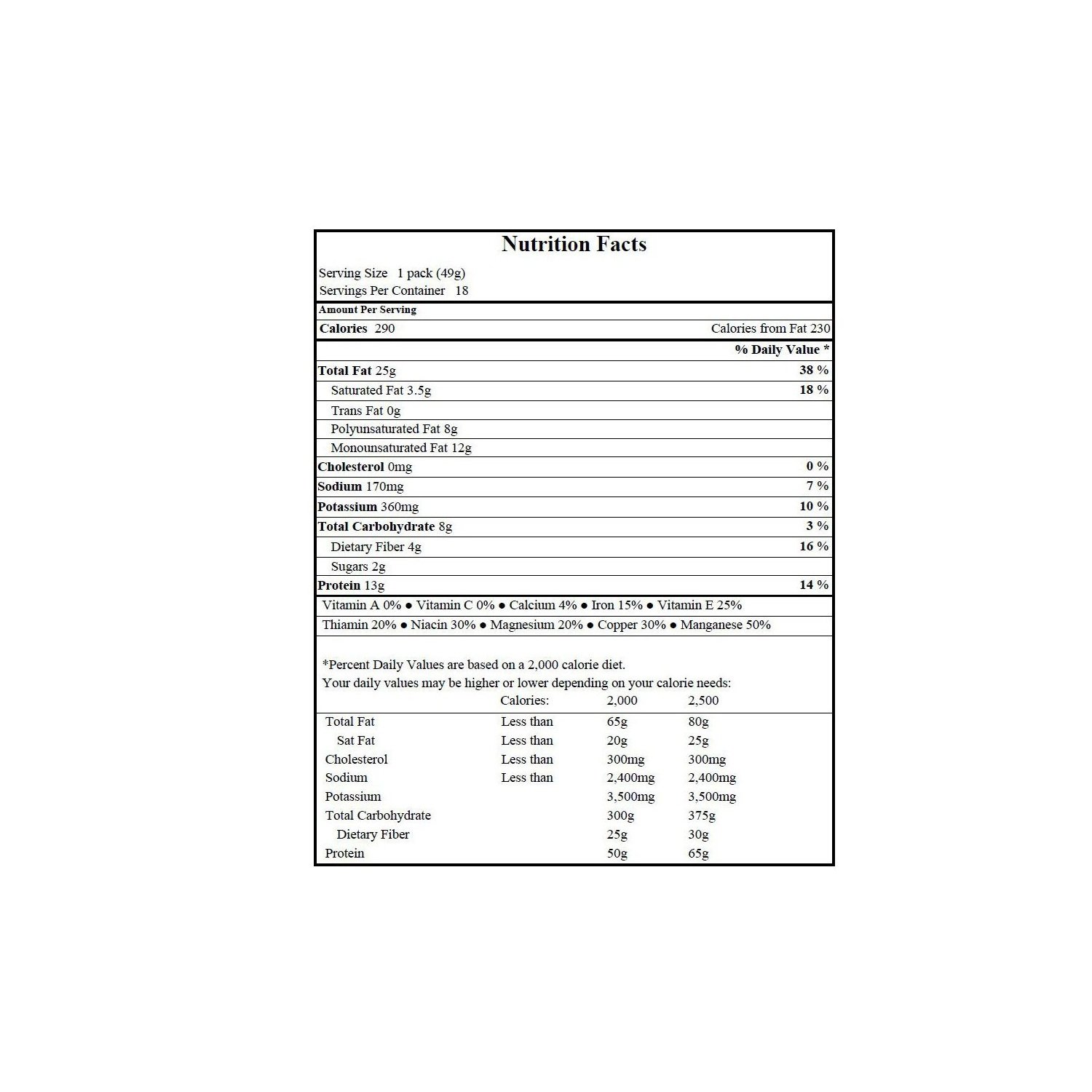 Planters Salted Peanuts Nut Pouches, 1.75 Oz (Box of 18)