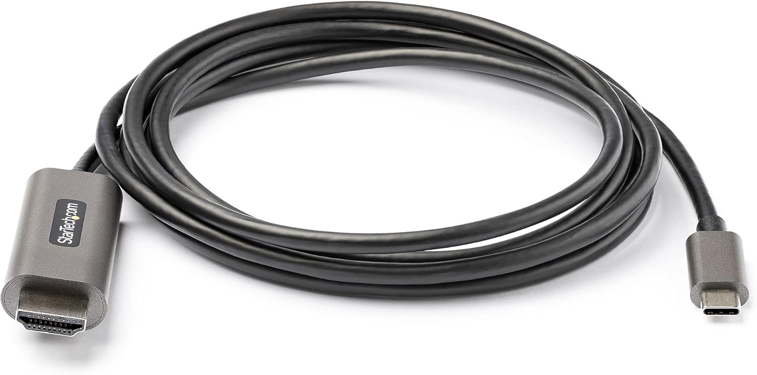 StarTech.com USB-C to HDMI Cable — USB Type-C to HDMI 2.0b, 4K 60Hz HDR10