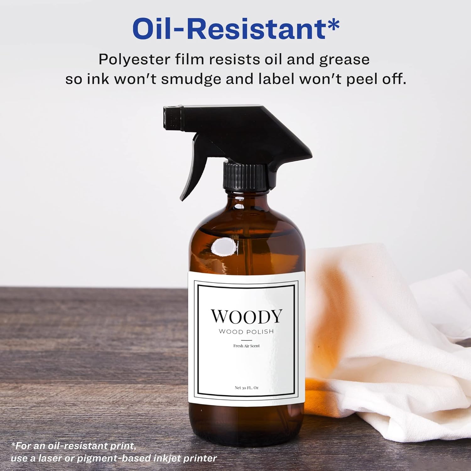 Avery Durable Waterproof Rectangle Labels, Sure Feed Technology, 4.75" x 7.75"