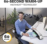 Fellowes Saturn 3i 95 Thermal Laminator Machine for Home or Office with Pouch Starter Kit, 9.5 inch, Fast Warm-Up, Jam-Free Design(5735801)