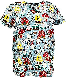 Scrub Tops Mujeres Halloween Estampado 2025 Scrub Tops Mujeres Halloween Estampado 2025