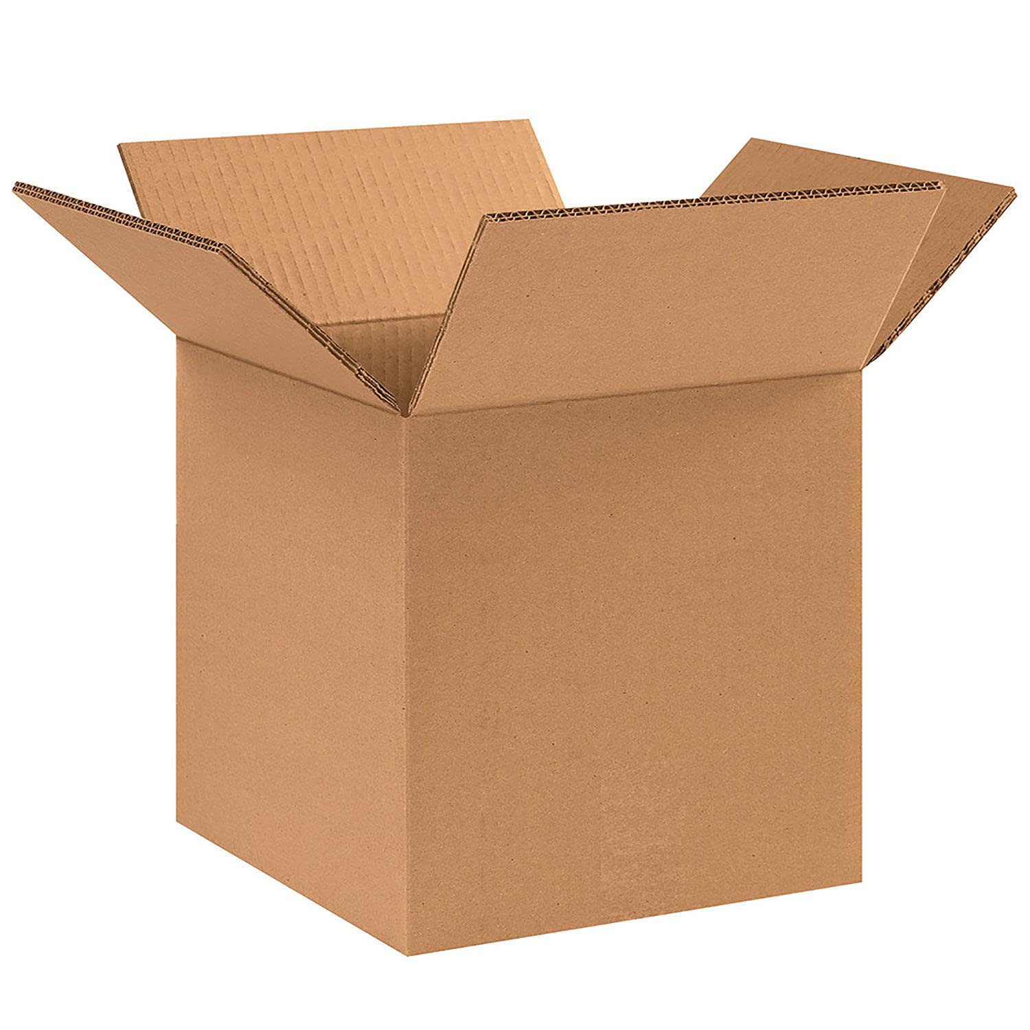 Box King HD101010DW Double Wall Boxes, 10" Length x 10" Width x 10" Depth, Kraft (Pack of 15)