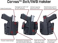 Galco Corvus Belt and IWB Holster