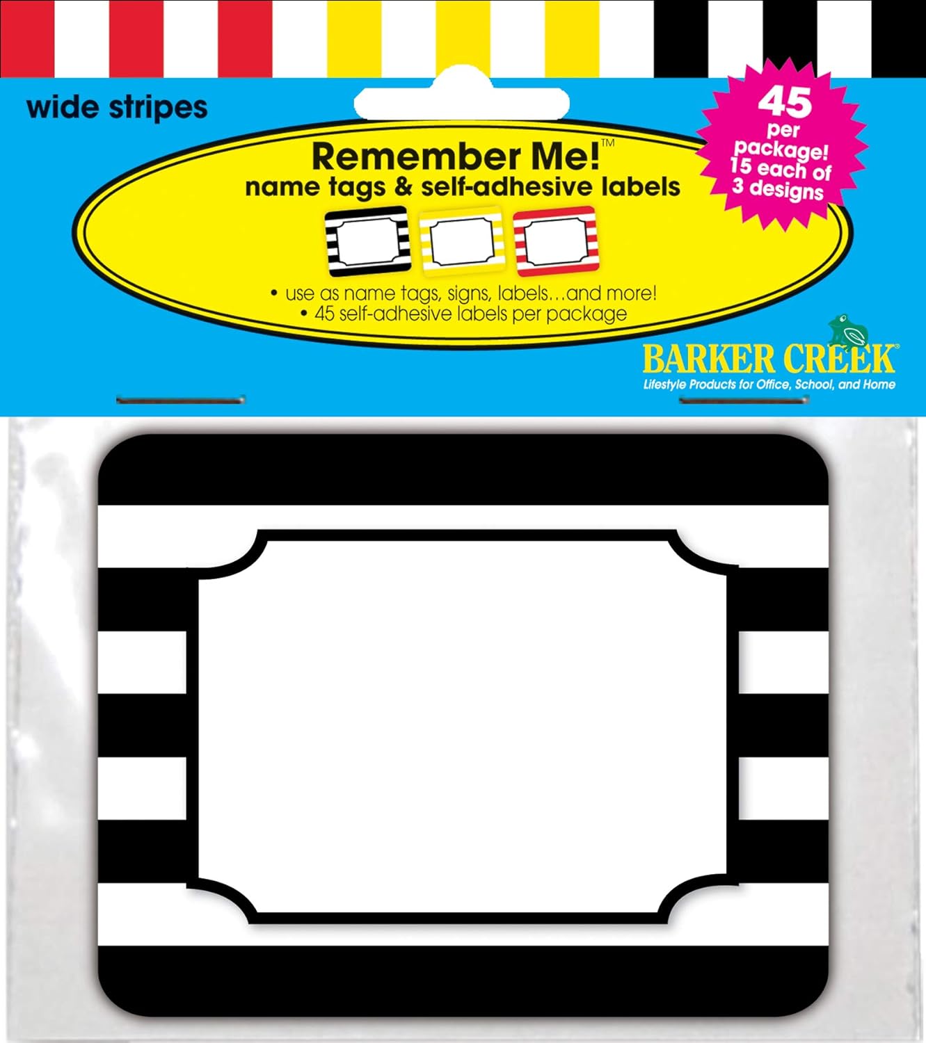 BARKER CREEK Name Badges & Self-Adhesive Labels