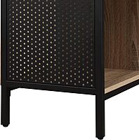 OSP Home Furnishings Ace Contemporary Modern Storage Bookcase
