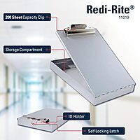 Saunders Redi-Rite Recycled Aluminum Storage Clipboard