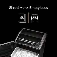 Fellowes Powershred 100% Jam Proof Continuous-Duty Strip-Cut Shredder