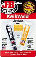 J-B Weld 8276 KwikWeld Quick Setting Steel Reinforced Epoxy - Dark Grey 2 oz