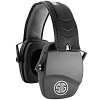 AXIL x SIG SAUER TRACKR Passive Earmuffs - Compact Foldable Noise Isolation 28 SNR / 22 NRR Passive Hearing Protection