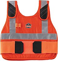 Ergodyne Chill-Its 6215 Premium FR Phase Change Cooling Vest, Large/X-Large, Orange