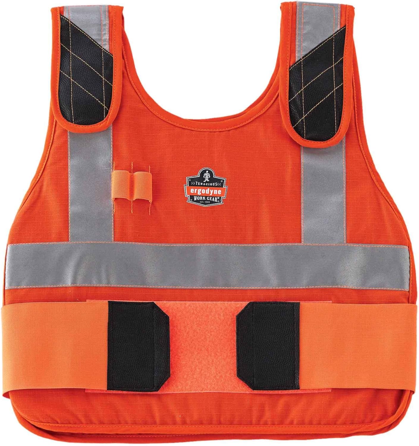 Ergodyne Chill-Its 6215 Premium FR Phase Change Cooling Vest, Large/X-Large, Orange
