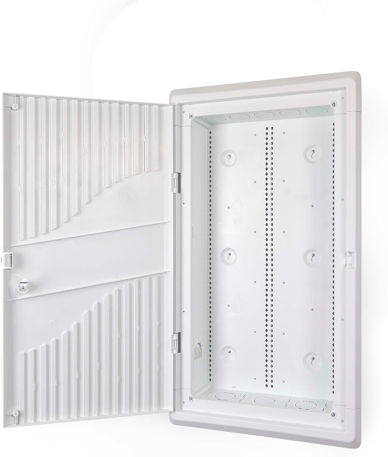 StarTech.com 28-Inch Wall-Mount Media Enclosure, Cable Management Box for Network Distribution, Structured Media Enclosure