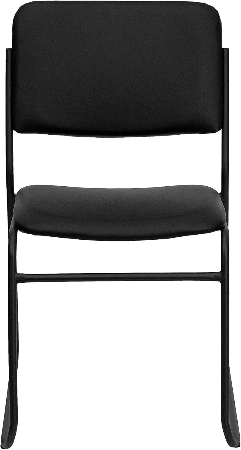Flash Furniture HERCULES Series 500 lb Capacity High Density Stacking Chair with Sled Base
