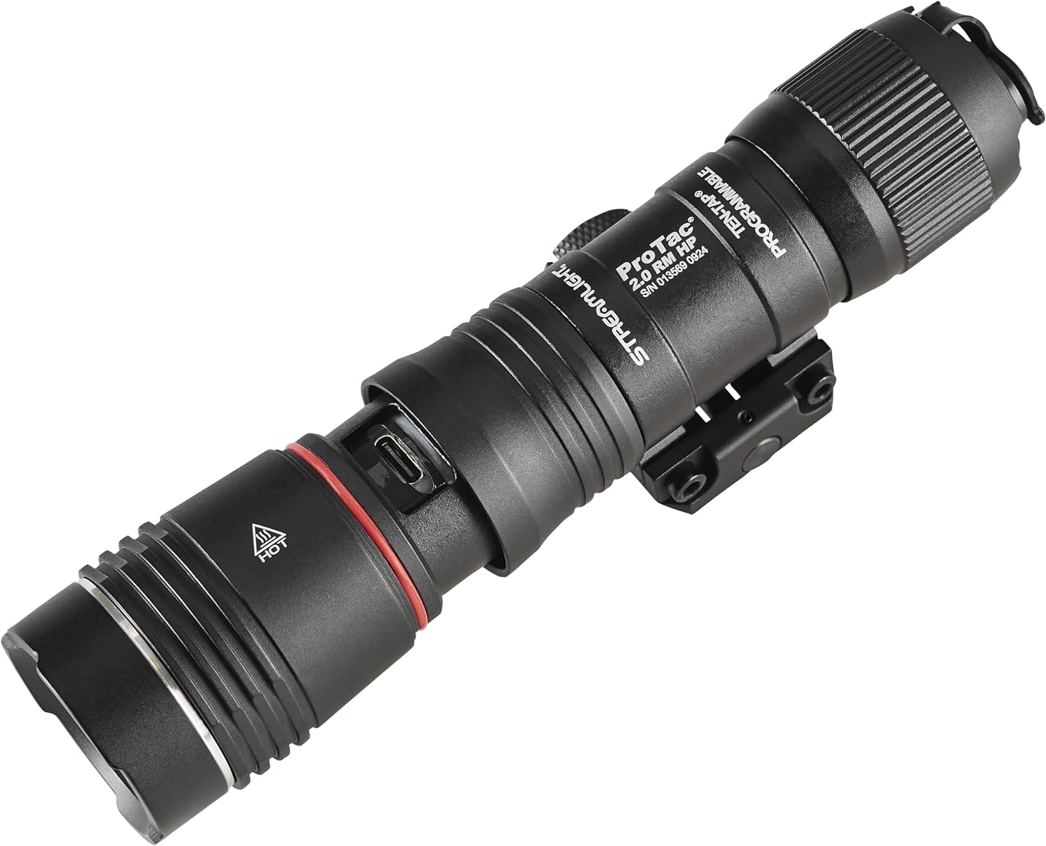 Streamlight 89014 ProTac 2.0 Rail Mount HP 2000-Lumen 85,000-Candela USB Rechargeable Tactical Flashlight with MLOK Mount