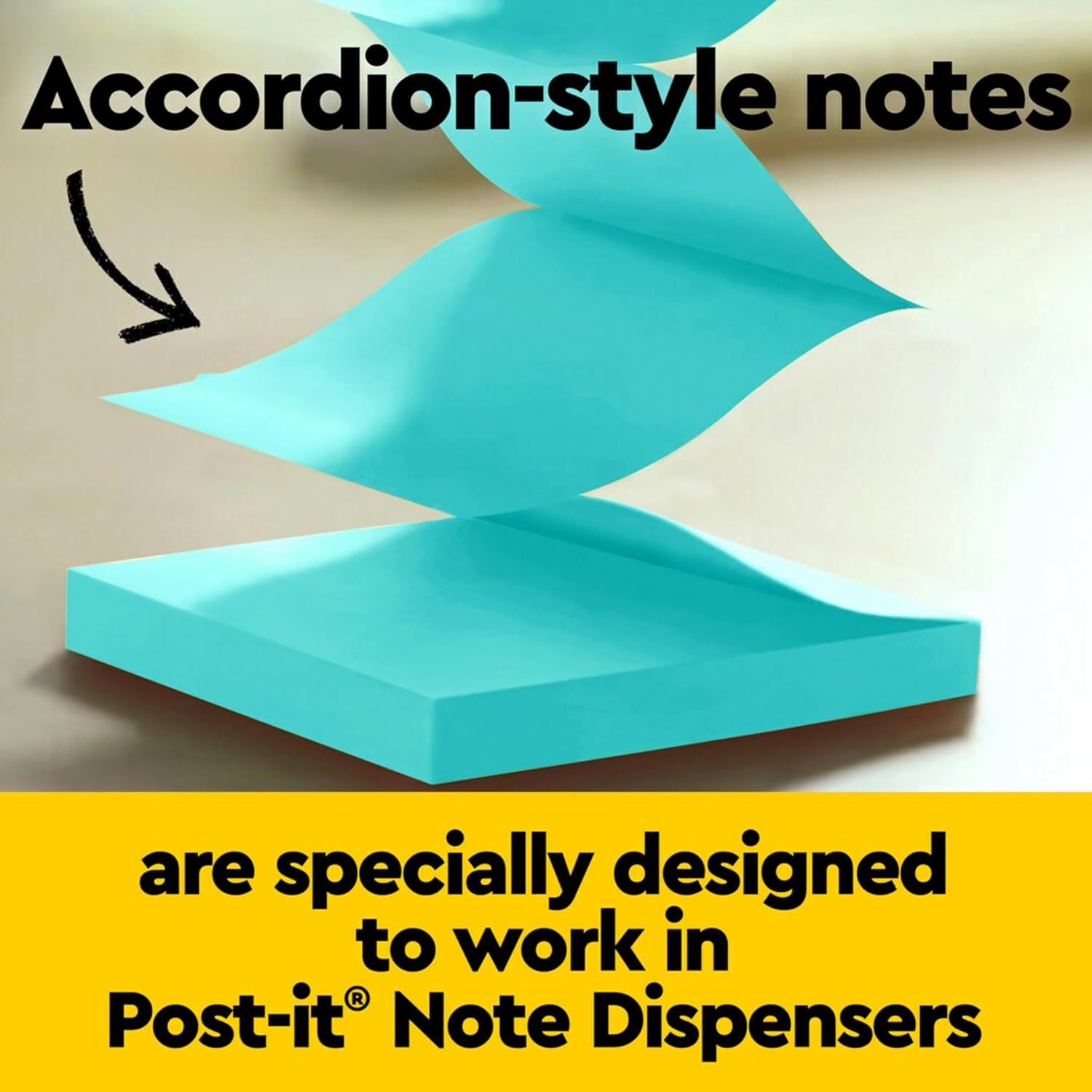 Post-it Pop-up Notes, 3x3 in, 12 Pads, America's #1 Favorite Sticky Notes, Poptimistic, Bright Colors, Clean Removal