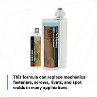 3M Scotch-Weld Structural Plastic Adhesive DP8010, Blue, Extremely Strong, Plastic to Metal Bonding