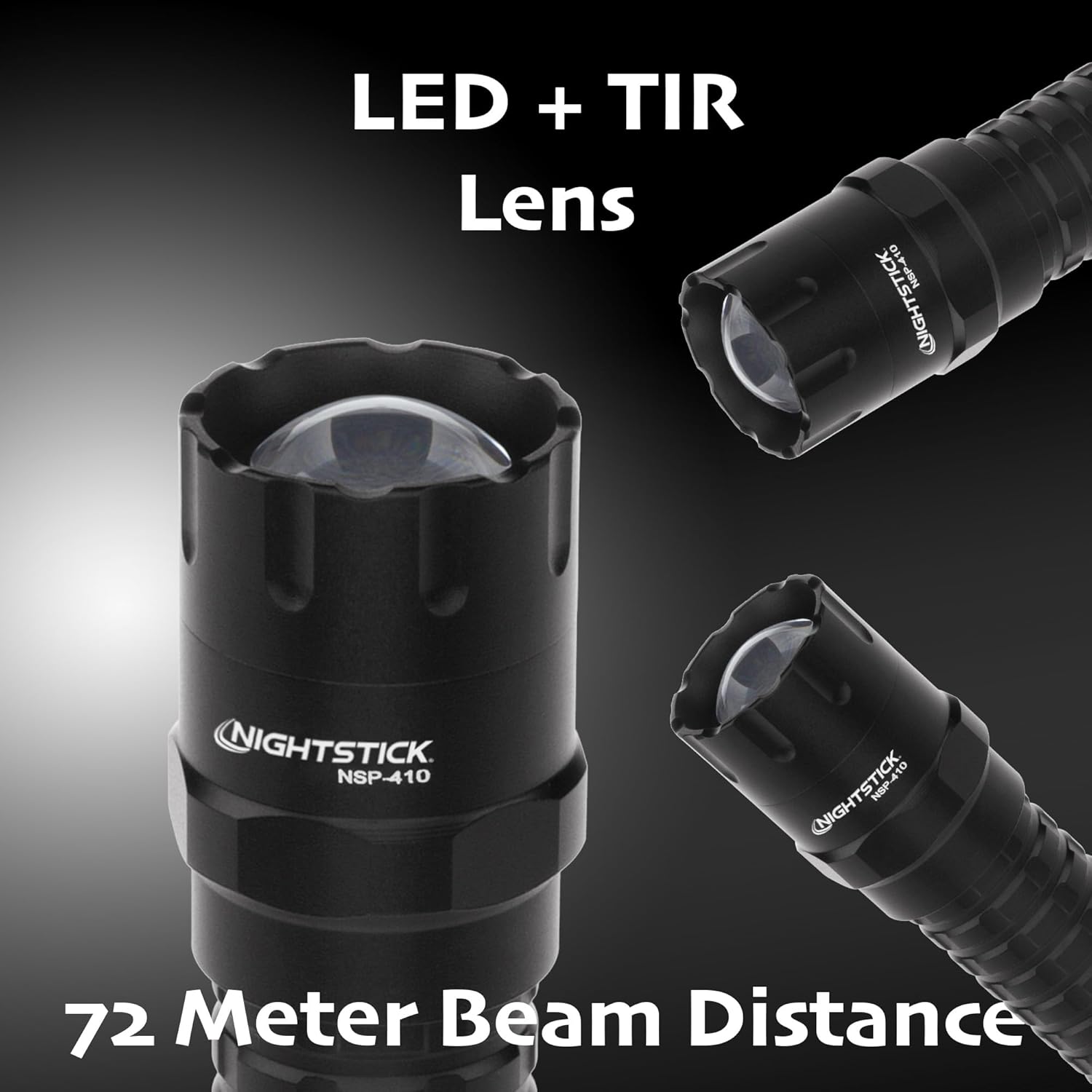 Nightstick NSP-410 Adjustable Beam Flashlight – 115 Lumens, 1 AA, Black