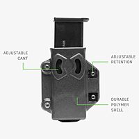 Alien Gear Photon Mag Carrier - Adjustable Cant, Retention, Ride Height - IWB/OWB Magazine Holder - Sidecar - Mag Holder